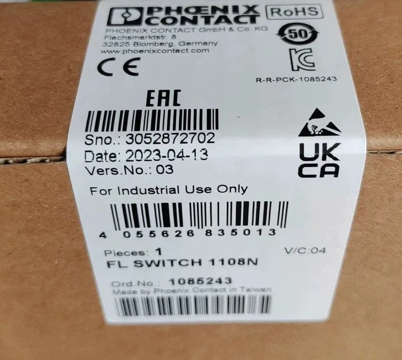 Коммутатор Phoenix Contact FL Switch 1108N Industrial Ethernet Switch 1085243