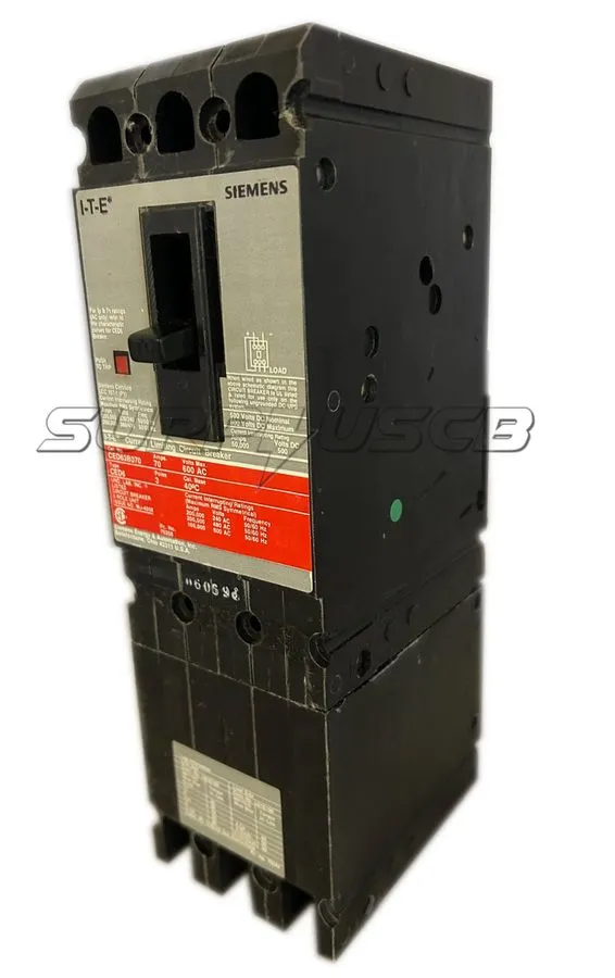 Автоматический выключатель Siemens CED63B060 Circuit Breaker, 60 Amp, 600Vac, 3-