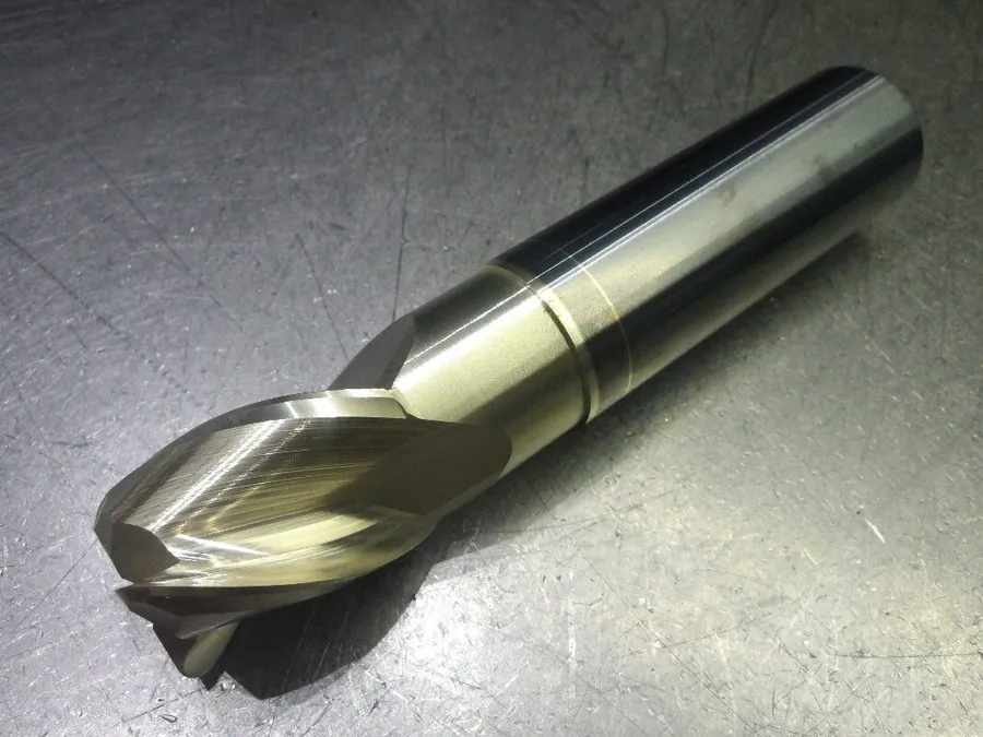 Режущий инструмент GWS 1/2" 3 Flute Carbide CR Endmill 1/2" Shank .12" R 3505003