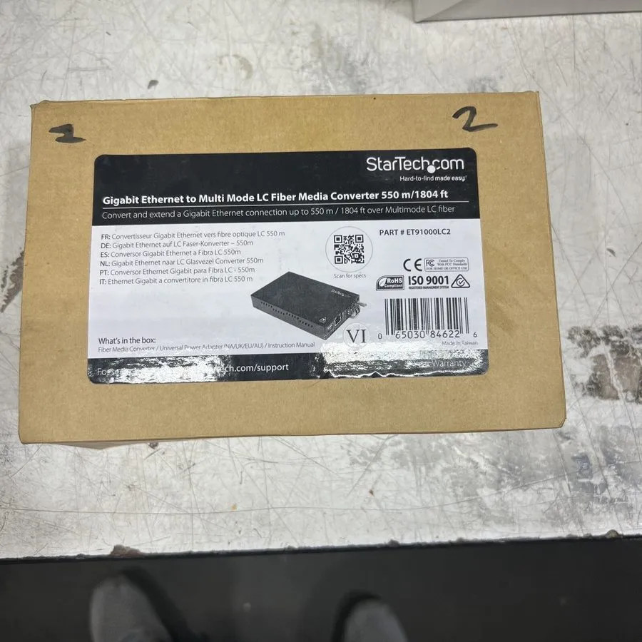 Медиаконвертер StarTech Gigabit Ethernet to Multi Mode LC Fiber Media Converter 