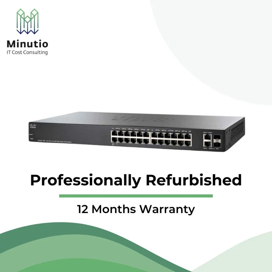 Коммутатор Cisco SF220-24P-K9-EU Switch