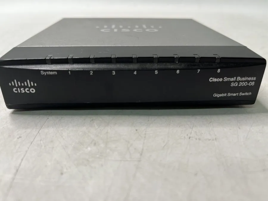 Коммутатор CISCO SMALL BUSINESS SG 200-08 GIGABIT SMART SWITCH W/POWER 8 PORT