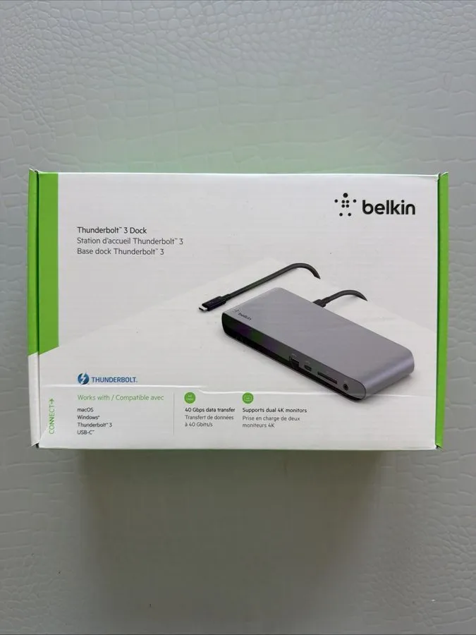 Док-станция Belkin Thunderbolt 3 Dock Pro USB-C F4U097TT