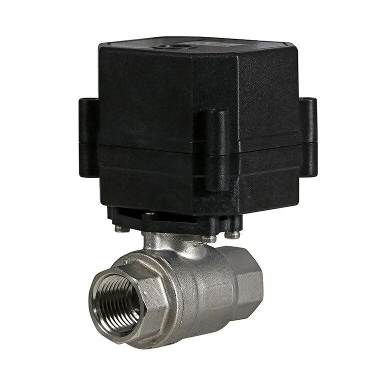 Клапан 1/2" Stainless Steel Motorized Electric Ball Valve 9V 12V-24 Volt AC/DC,