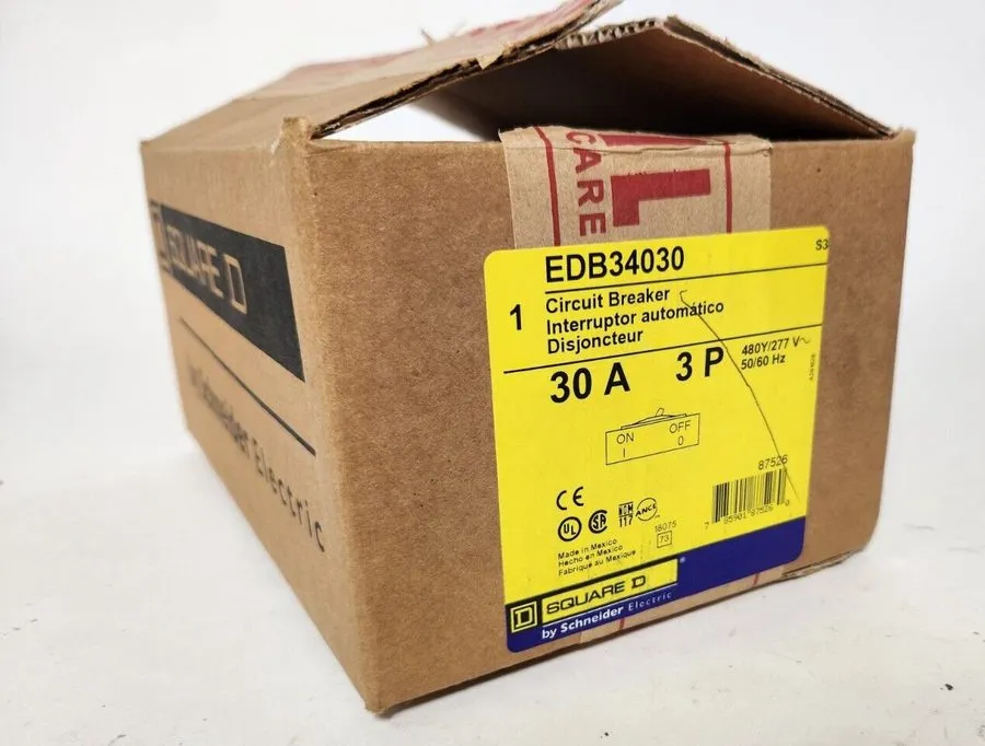Автоматический выключатель Square D EDB34030 Circuit Breaker 30A 3-Pole 480V AC 