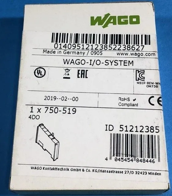 ПЛК WAGO 750-519 PLC Module