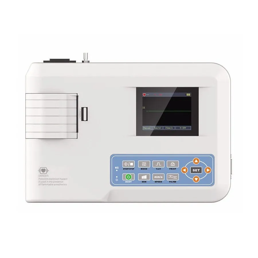 Электрокардиограф 1-Channel 12-Lead Digital EKG Machine Medical ECG100G Electroc