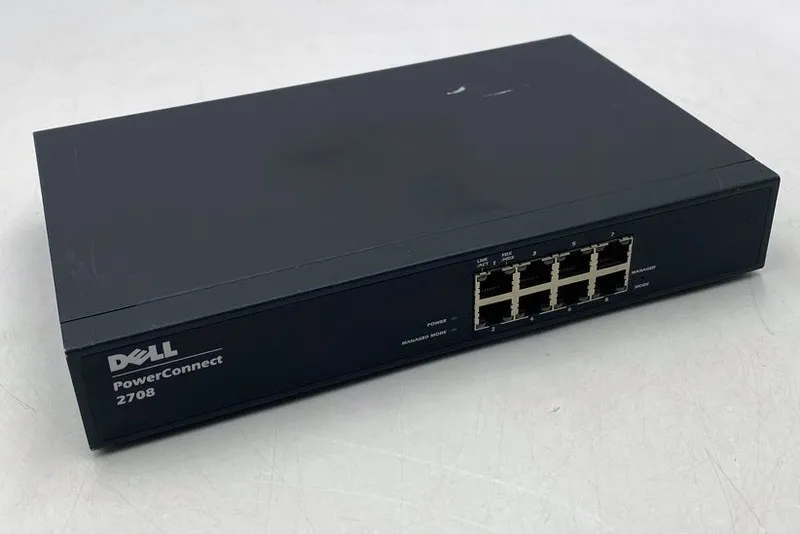 Коммутатор Dell PowerConnect 2708 8-Port Gigabit Ethernet Network Switch w/Power