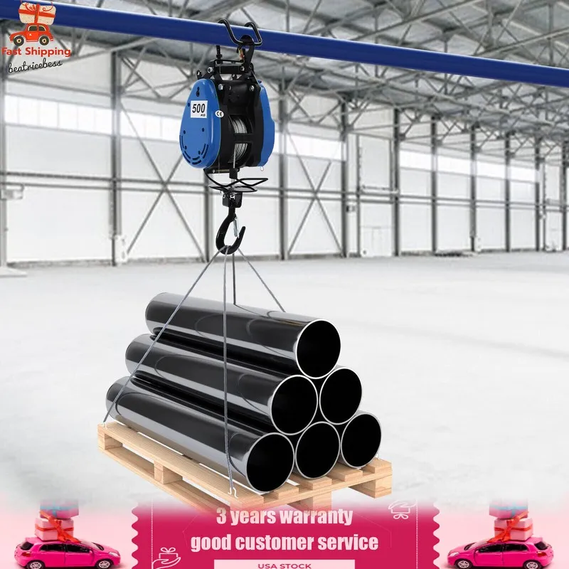 Таль 1102.31lbs/500g Wired Electric Hoist Capacity Electric Winch With Remote Co