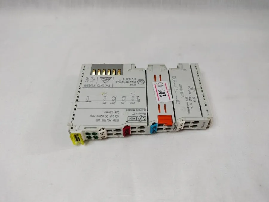 Модуль ввода-вывода Wago 750-409 4 Input module 24VDC .2msec filter sinking