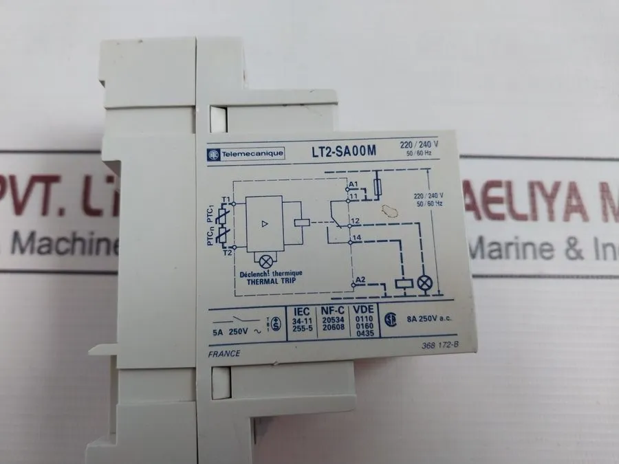 Реле защиты TELEMECANIQUE LT2-SA00M Thermistor Protection Relay 5A 250V — фото лота 2