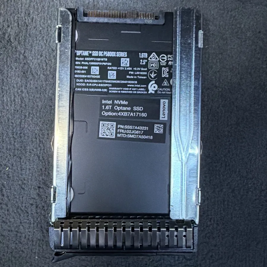 SSD-накопитель Intel Optane P5800x 1.6TB SSD U.2 PCIE NVME SSDPF21Q016TB01 97-10 — фото лота 1