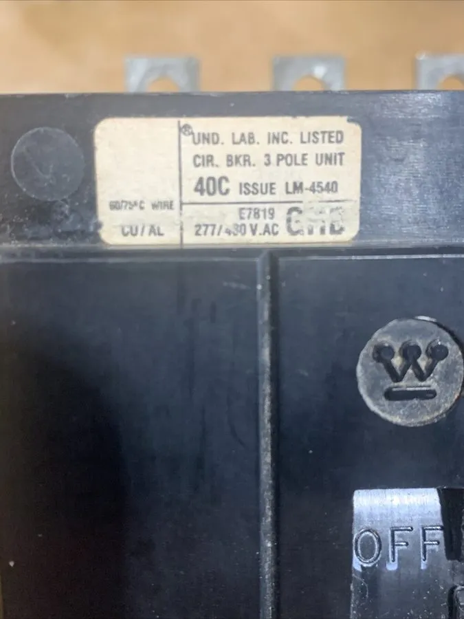 Автоматический выключатель CUTLER HAMMER GHB GHB3020 3 POLE 20 AMP 480V CIRCUIT