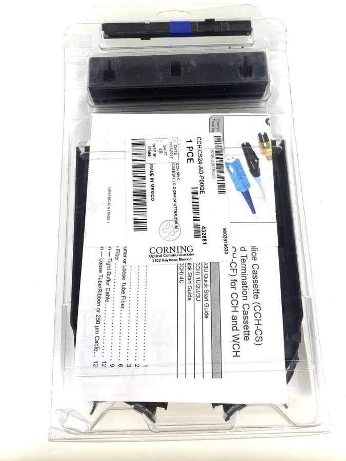 Оптическая кассета Corning CCH-CS24-AD-P00QE Pigtailed Splice Cassette, 24 Fiber