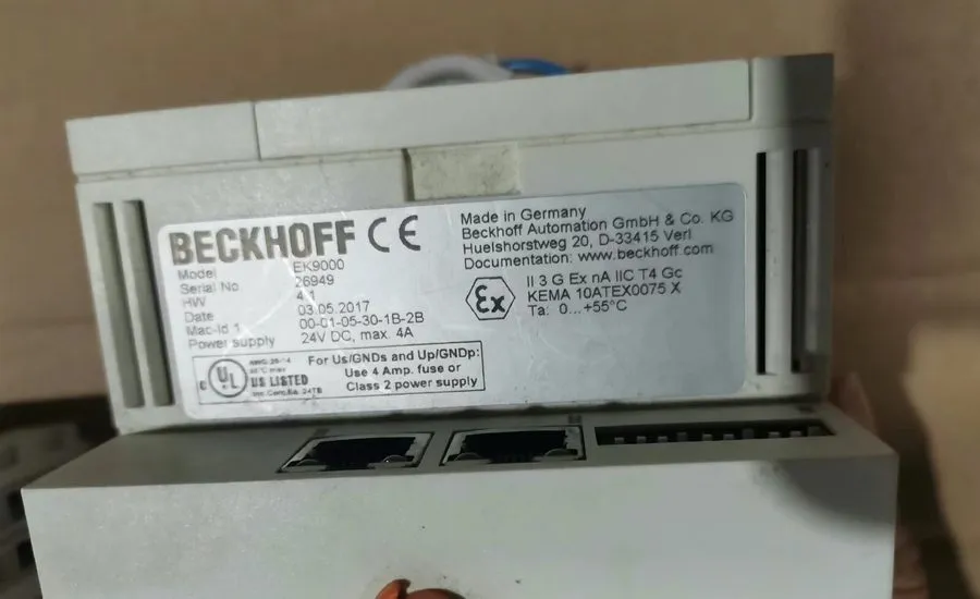 Шлюз полевой шины Beckhoff EK9000 EK1122 EL9011 Modules/d