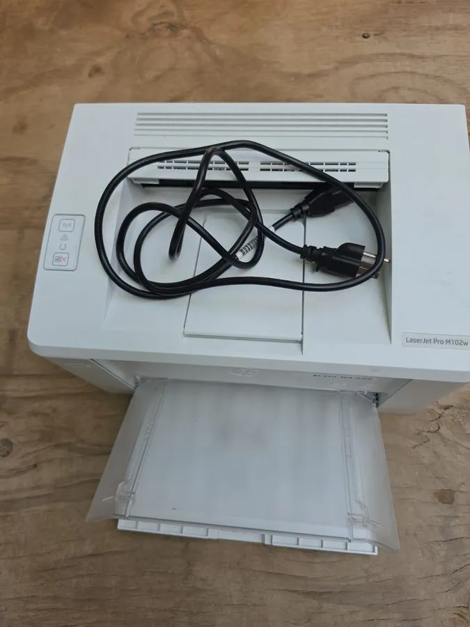 Лазерный принтер HP LaserJet Pro M102w Wireless Monochrome Laser Printer NO Tone — фото лота 1