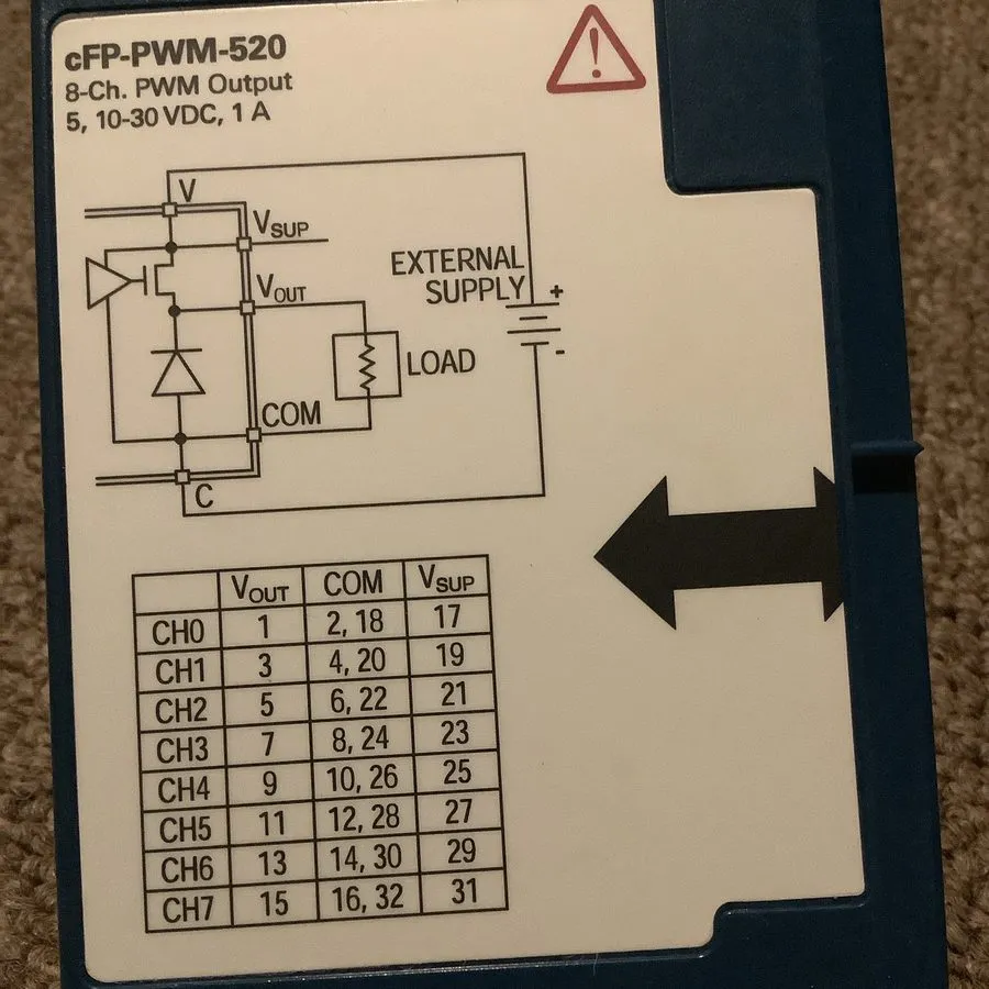 Трансивер National Instruments cFP-PWM-520 8-Ch PWM Output Module 185715C-02