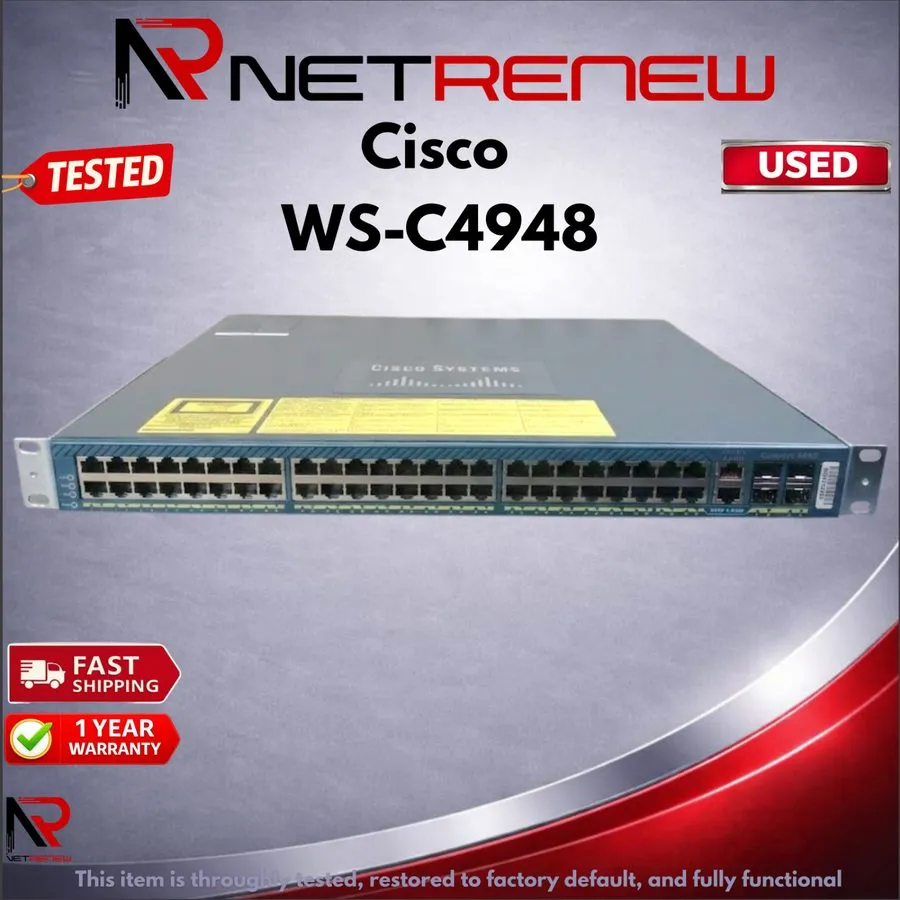 Коммутатор Cisco WS-C4948 Gigabit Network Switch 48 Port