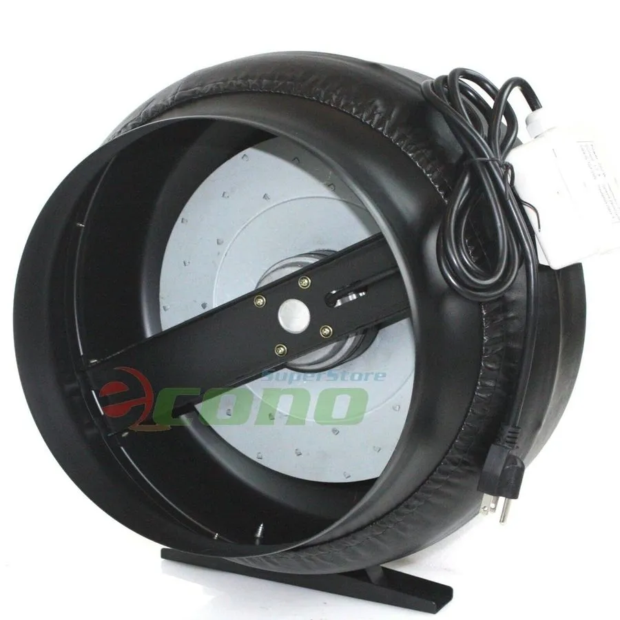 Вентилятор 12" Inch Inline Duct Fan Vent Exhaust Air Cooled Hydroponic Fan Blowe