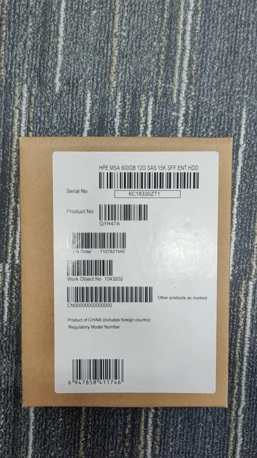 Жёсткий диск Q1H47A 873371-001 HPE MSA 900GB 12G SAS 15K 2.5IN ENTERPRISE HDD Ha