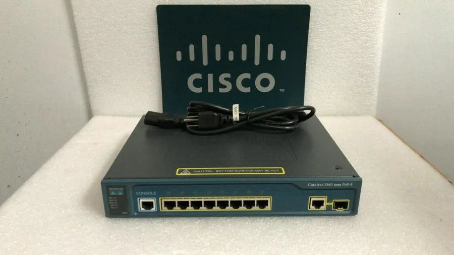 Коммутатор Cisco WS-C3560-8PC-S 8 Ethernet 10/100 ports, 1 dual-purpose 10/100/1