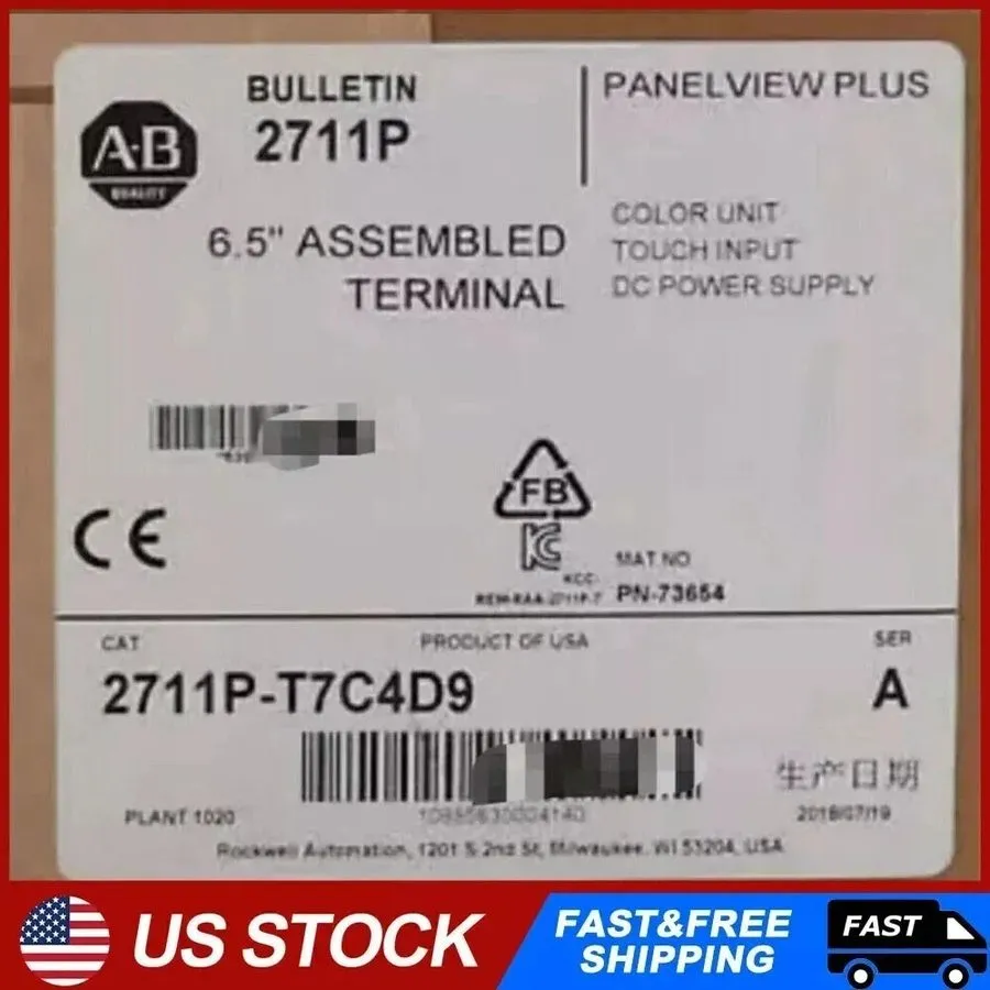 Панель оператора Allen Bradley 2711P-T7C4D9 PanelView Plus 6 700 Color/Touch 6.5
