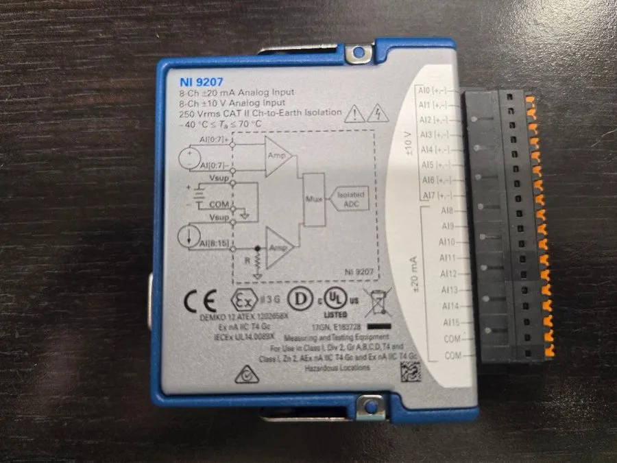 Модуль ввода-вывода National Instruments NI-9207 Analog Input Module — фото лота 1
