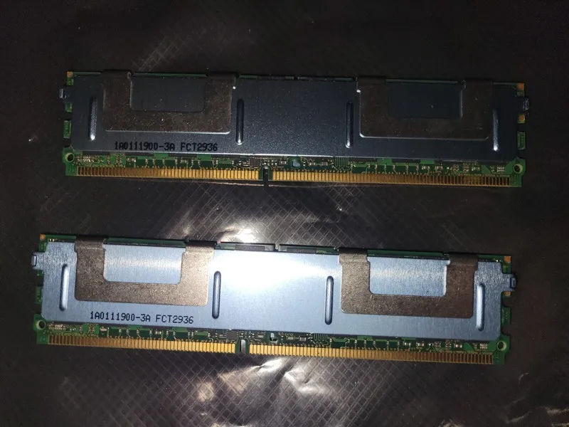 Модуль памяти 8Gb (2x4Gb) Micron PC2-5300F DDR2-667 Fully Buffered ECC FB-DIMM