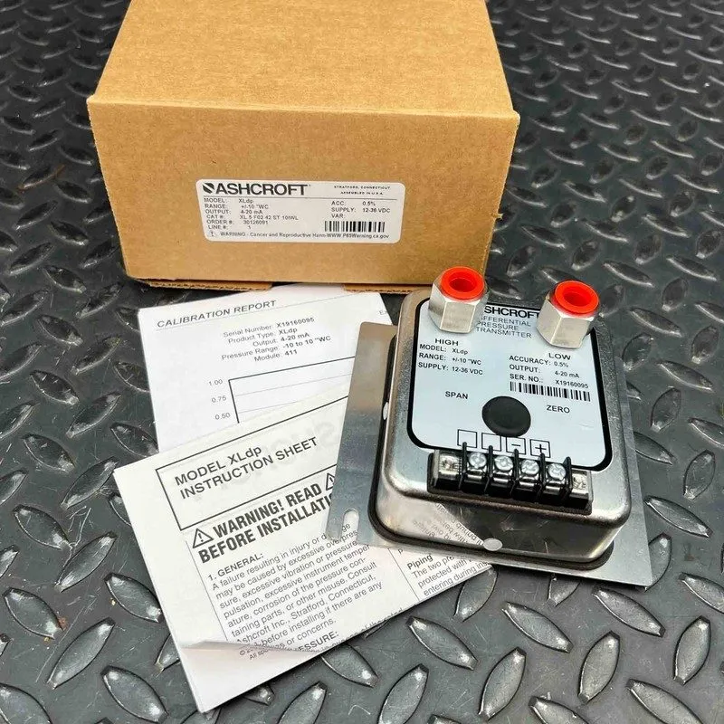 Датчик давления Ashcroft XLdp Differential Pressure Transmitter, ±10" WC, XL5F02 — фото лота 1