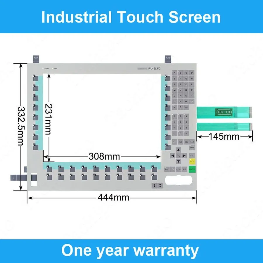 Промышленный компьютер 6AV7725-3AC10-0AD0 Membrane Keypad
