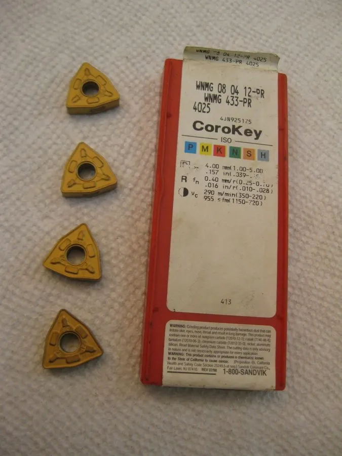 Режущий инструмент Sandvik Coromant Carbide Turning Insert CNMG 433-PR 4235