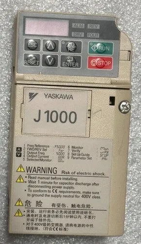 Частотный преобразователь Yaskawa J1000 series inverter CIMR-JB2A0004BBA 0.4/0.7 — фото лота 1