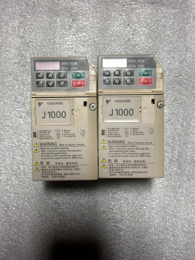 Частотный преобразователь Yaskawa J1000 series inverter CIMR-JB2A0004BBA 0.4/0.7 — фото лота 4