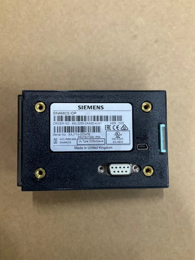 Частотный преобразователь Siemens 6SL3255-0AA00-4JA1 SINAMICS IOP Operator Panel