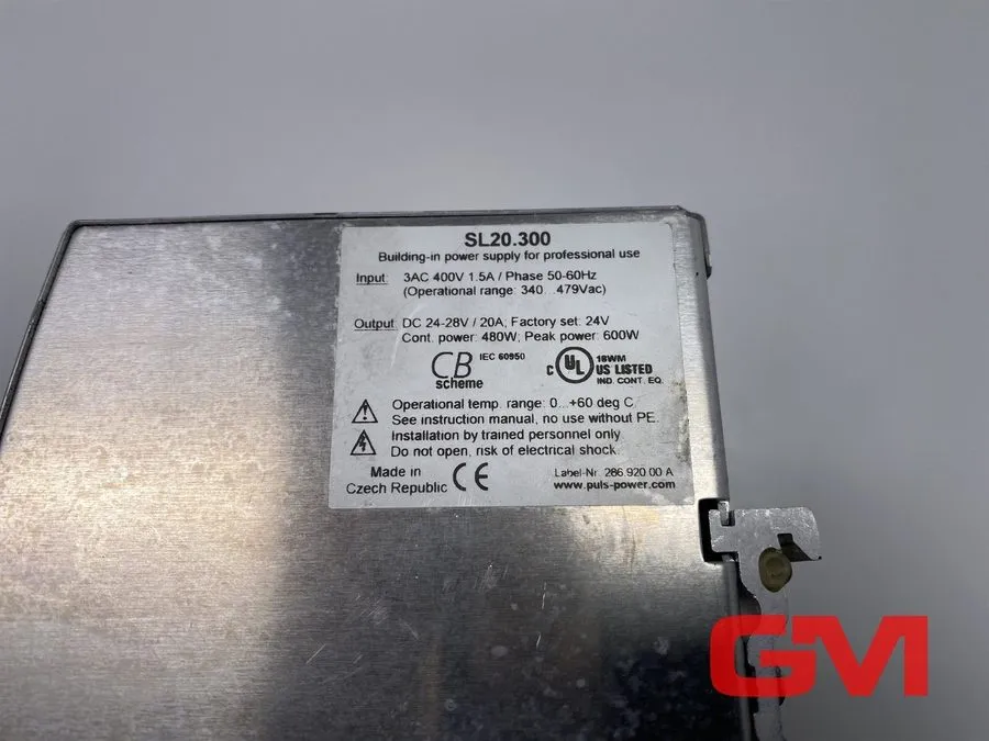 Блок питания PULS Power Supply 24V SL20.300 20A 480W DIN-Rail 3AC 400V Industry