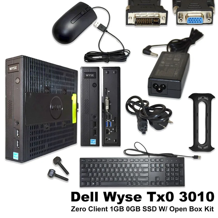 Тонкий клиент Dell Wyse Tx0 3010 Thin Client Marvell PJ4 v7 1GHz 1GB OS 8.1 Comp