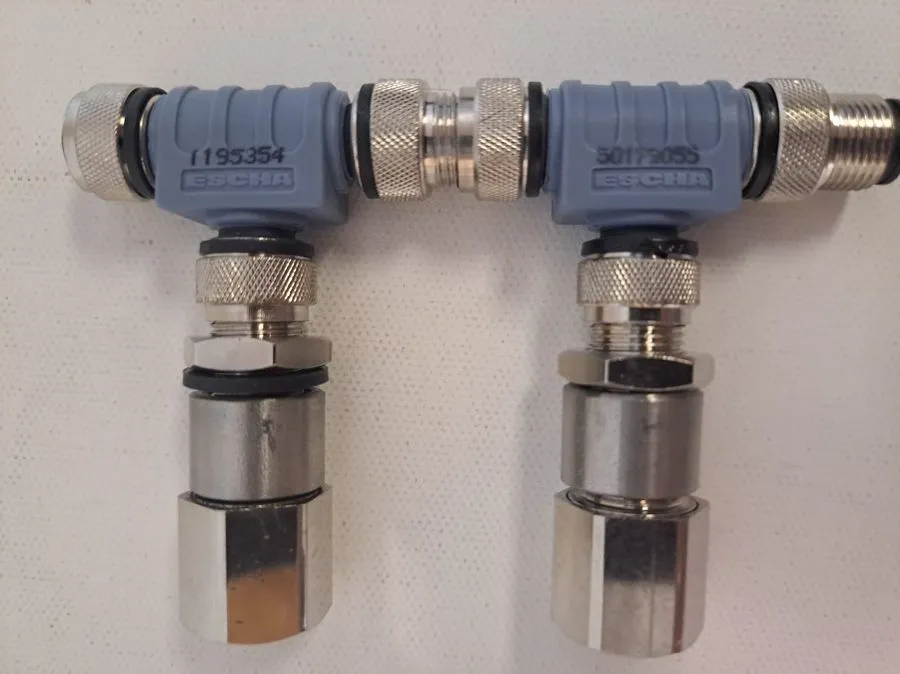 Датчик ESCHA 5-Pin M12 4-Way H Splitter Connector Junction Blocks 1195354 — фото лота 1