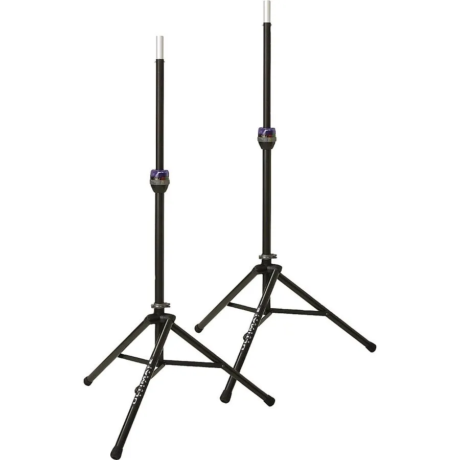 Акустическая система Ultimate Support TS-90B Aluminum Tripod Speaker Stand w/Tel