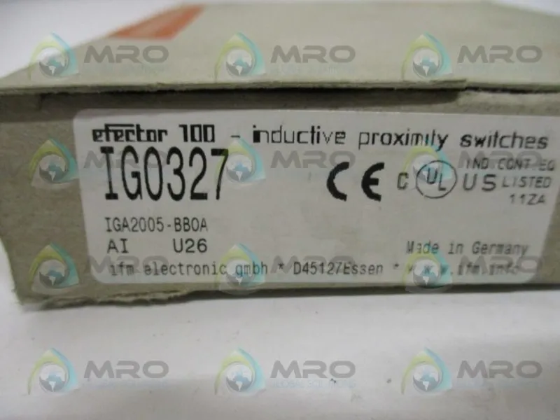 Датчик приближения IFM EFECTOR IG0327 INDUCTIVE PROXIMITY SENSOR UNMP