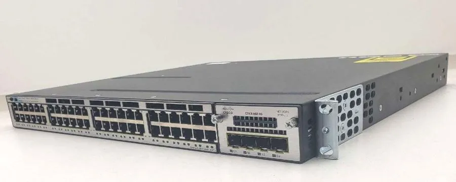 Коммутатор Cisco WS-C3750X-48P-S 48 Port PoE Gigabit Switch W/C3KX-NM-10G