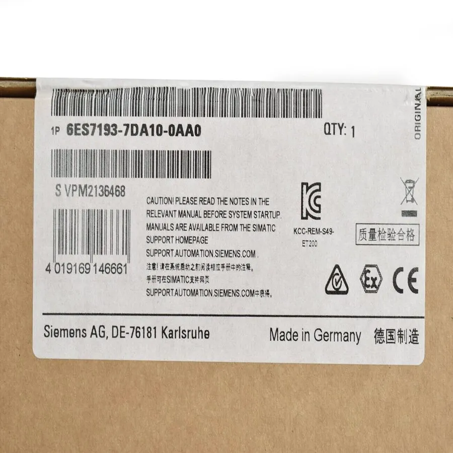 IIoT-устройство Siemens 6ES7193-7DA10-0AA0 — фото лота 1