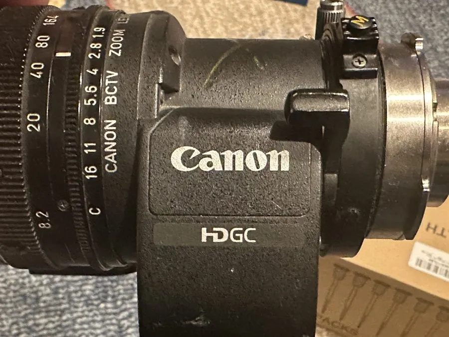 Объектив Canon KJ20x8.2B KRSD 20X Broadcast Zoom Lens 8.2-164mm f/1.8 B4 Lens — фото лота 2