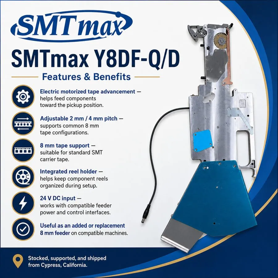 Паяльное оборудование 8mm Electric SMT Tape Feeder 2mm/4mm Yamaha CL-Type Pick P — фото лота 1