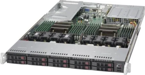 Сервер SYST-SM-1029U-TR25M SM 1U BAREBONE 2 25GbE SFP28 ETHERNET PORT 750W — фото лота 1