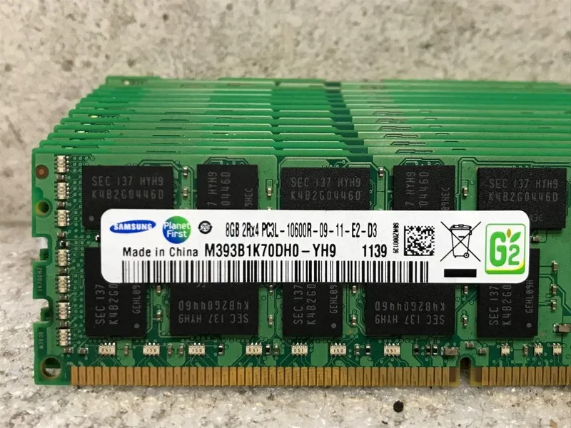 Модуль памяти Samsung 8GB 2RX4 PC3L-10600R-09-11-E2-D3 ECC REGISTERED DDR3