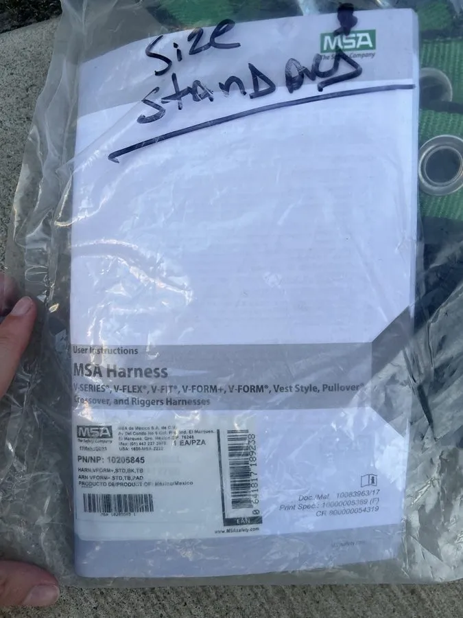 Жгут проводов MSA Harness 10205845 Size Standard