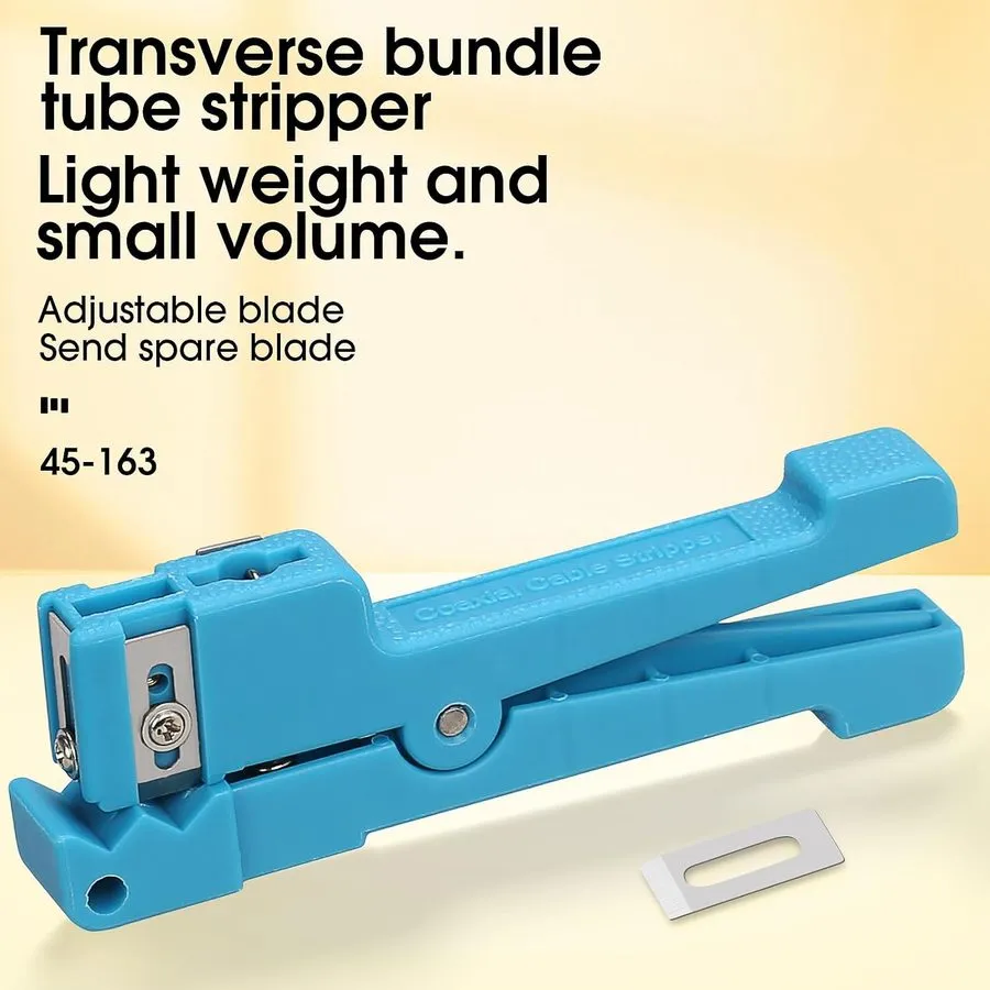 Стриппер Cruiser 45-163 Fiber Optic & Coaxial Cable Stripper Tool (Blue, Alloy S