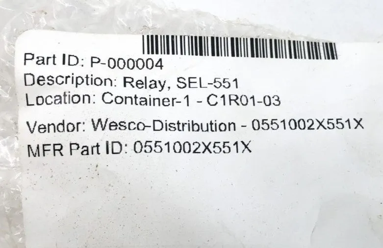 Реле защиты Schweitzer Engineering 0551002X551X Wiring Harness SEL-551 Relay