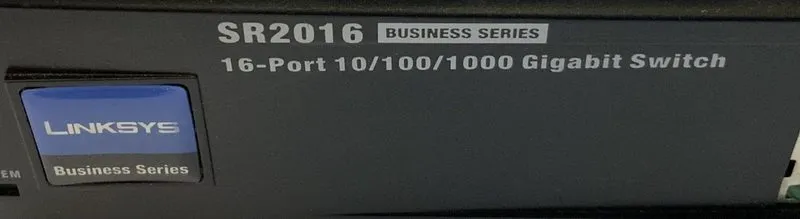 Коммутатор CISCO Linksys SR2016 16-Port 10/100/1000 Gigabit Switch — фото лота 2