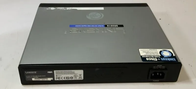 Коммутатор CISCO Linksys SR2016 16-Port 10/100/1000 Gigabit Switch — фото лота 4